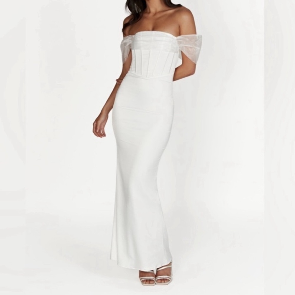 Meshki White Gown